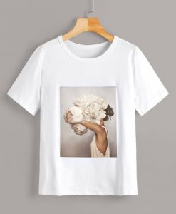 Figure & Floral T-Shirt EM01