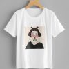 Figure Print Tee T-Shirt EM01