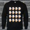 Fortune Cat Emoji Many Emotion Sweatshirt AV