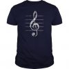 G Clef Treble Clef T-Shirt VL01