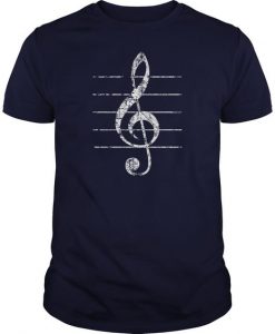 G Clef Treble Clef T-Shirt VL01