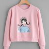Girl Pink Sweatshirt EM01