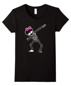 Girl Skeleton Dabbing T-Shirt AZ01