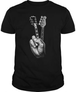 Guitar Shirtguitar Finger T-Shirt VL01