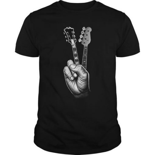 Guitar Shirtguitar Finger T-Shirt VL01