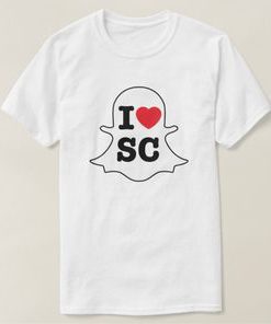 I LIVE SNAPCHAT I HEART SNAPCHAT T- shirt ER28