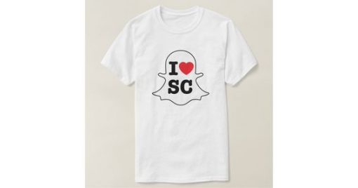 I LIVE SNAPCHAT I HEART SNAPCHAT T- shirt ER28