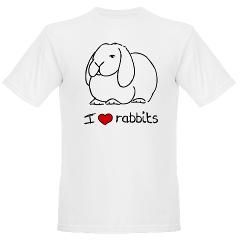 I Love Rabbit T-Shirt AZ01