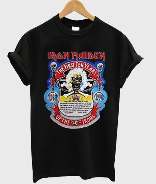 Iron Maiden The First Ten Years T-Shirt EL31