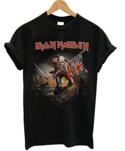 Iron Maiden Trooper British Tshirt EL31