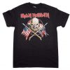 Iron Maiden crossed flags t-shirt EL31