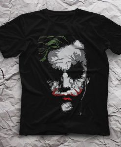 Joker Black Unisex T-Shirt FR01