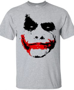 Joker Face Grey T-Shirt VL01