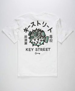 KEY STREET Fugu Mens T-Shirt ER01