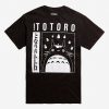 Kanji Totoro BLACK T-Shirt ER31