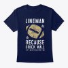 Lineman Brick Navy T-Shirt DV01