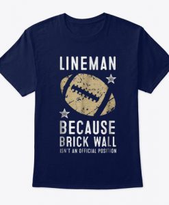 Lineman Brick Navy T-Shirt DV01