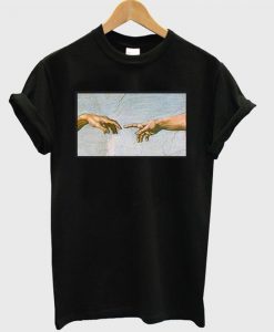 Michelangelo Hands T Shirt ER01