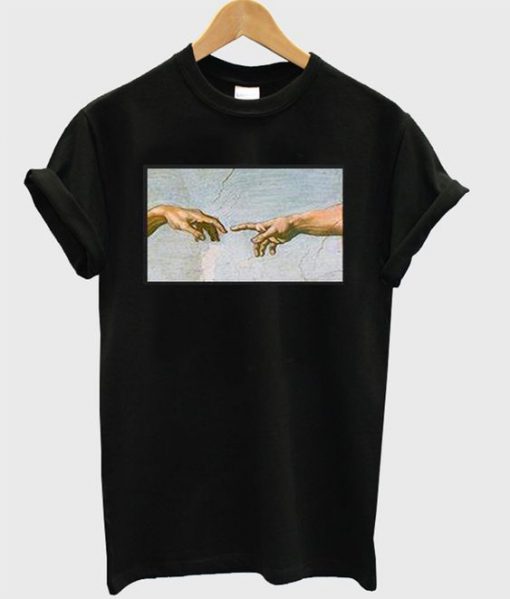 Michelangelo Hands T Shirt ER01