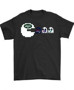 New York Jets as Pacman T-Shirt DV01