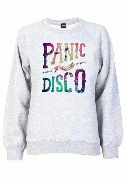 Panic Disco Galaxy White Sweatshirt VL01