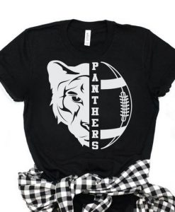 Panther SVG Football T-Shirt AV01