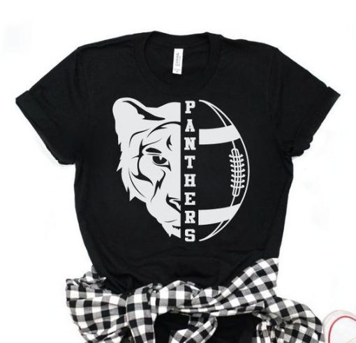 Panther SVG Football T-Shirt AV01