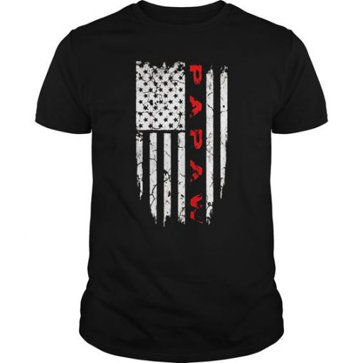 Papaw American Flag T-Shirt DV01