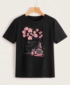 Perfume And Floral T-Shirt EM31