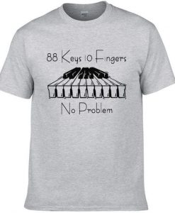 Piano 88 Keys 10 Fingers T-Shirt VL01
