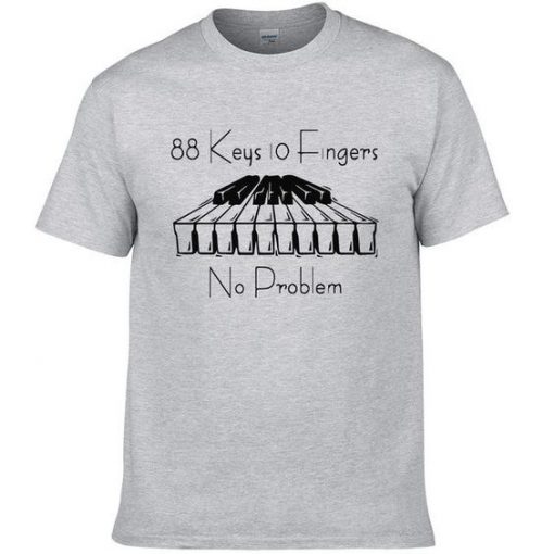 Piano 88 Keys 10 Fingers T-Shirt VL01