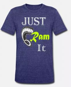 Ram It Funny Ram American Football T-Shirt DV01