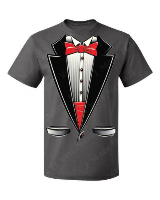 Red Tuxedo T-Shirt FR28