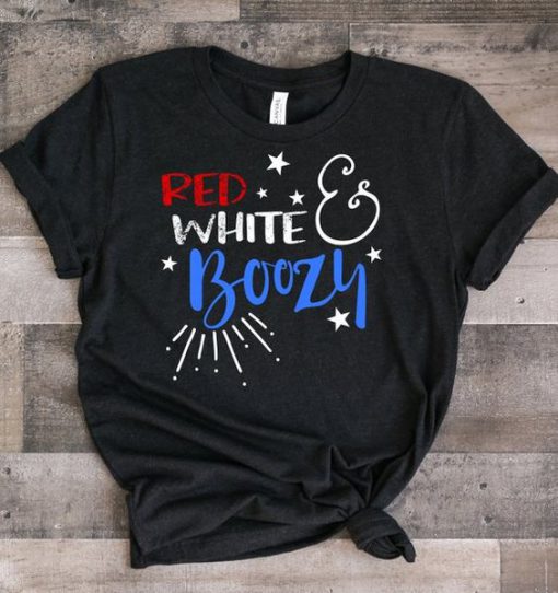 Red White and Boozy T-Shirt FR01