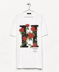 Romantic print T-shirt AV01