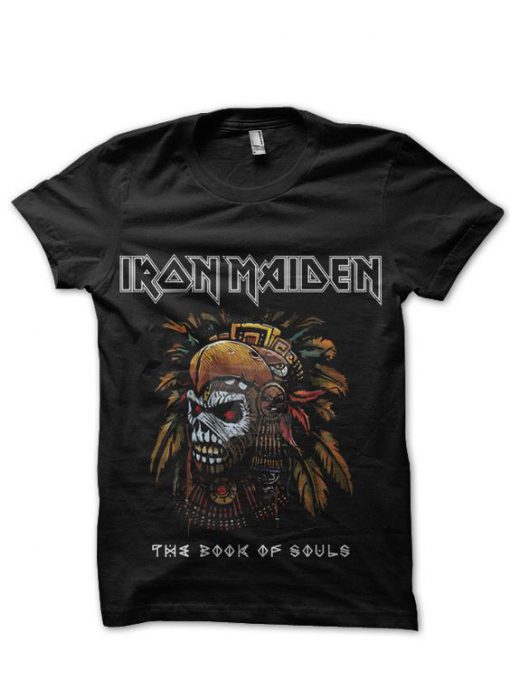 The Book Of Souls Black T-Shirt EL31