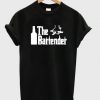 The bartender BLACK t-shirt ER31