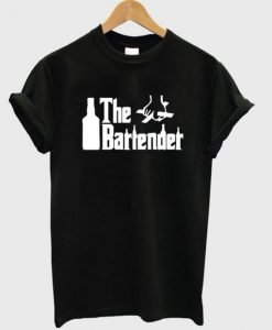 The bartender BLACK t-shirt ER31