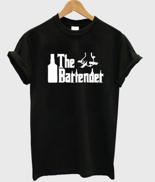 The bartender BLACK t-shirt ER31