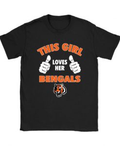 This Girl Loves American Football T-Shirt DV01