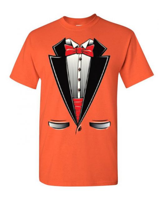 Tuxedo Bow Tie T-Shirt FR28