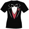 Tuxedo With Pink T-Shirt FR28