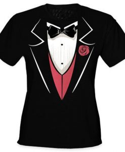 Tuxedo With Pink T-Shirt FR28