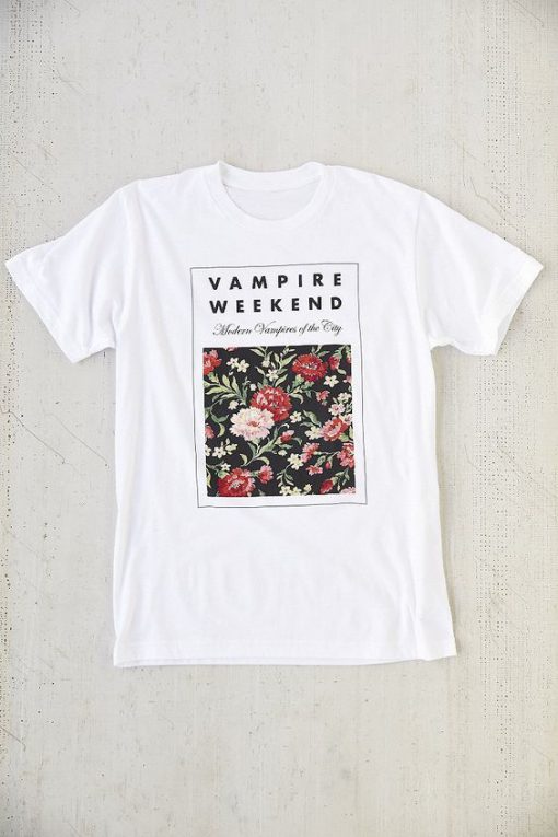 Vampire Weekend Floral Tee T-Shirt AV01