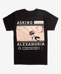 sking Alexandria Into The Fire BLACK T-Shirt ER31