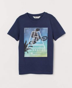with Printed Design T-Shirt AV01