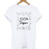 100% Pure Vegan T-shirt FD7N