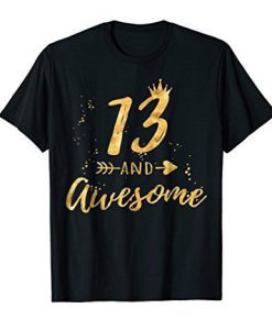 13 And Awesome T-Shirt VL1N