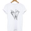 Abstract Graffiti Face T shirt FD7N