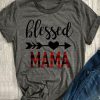 Blessed Mama T Shirt SR28N